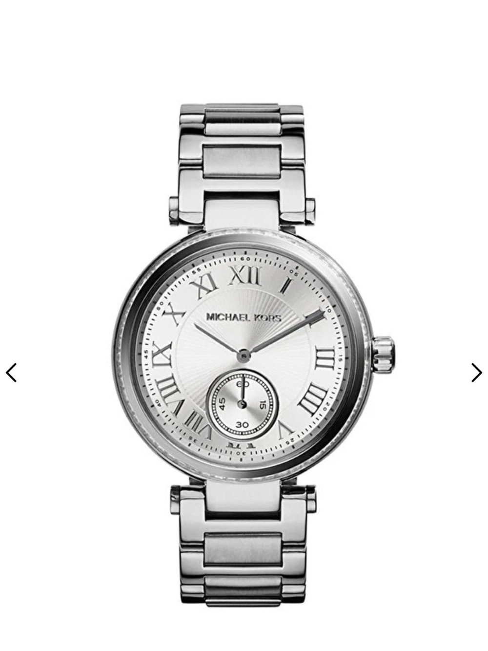Michael Kors Skylar Ladies’ Stainless Steel Bracelet Watch with Roman Dial